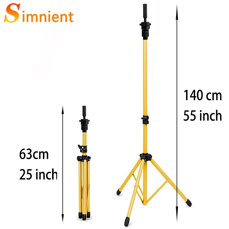 Simnient Adjustable Tripod Stand Holder Mannequin Head Tripod Hairdressing Training Head Holder Top Selling Hair Wig Stands Tool