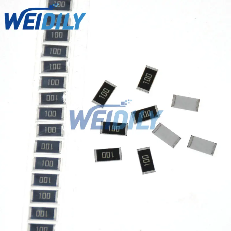 

50PCS 2512 5% 1W SMD Chip Resistor Resistors 0R - 10M 0 10 100 220 470 ohm 0R 10R 100R 220R 470R 1K 2.2K 4.7K 10K 100K 1M 10M