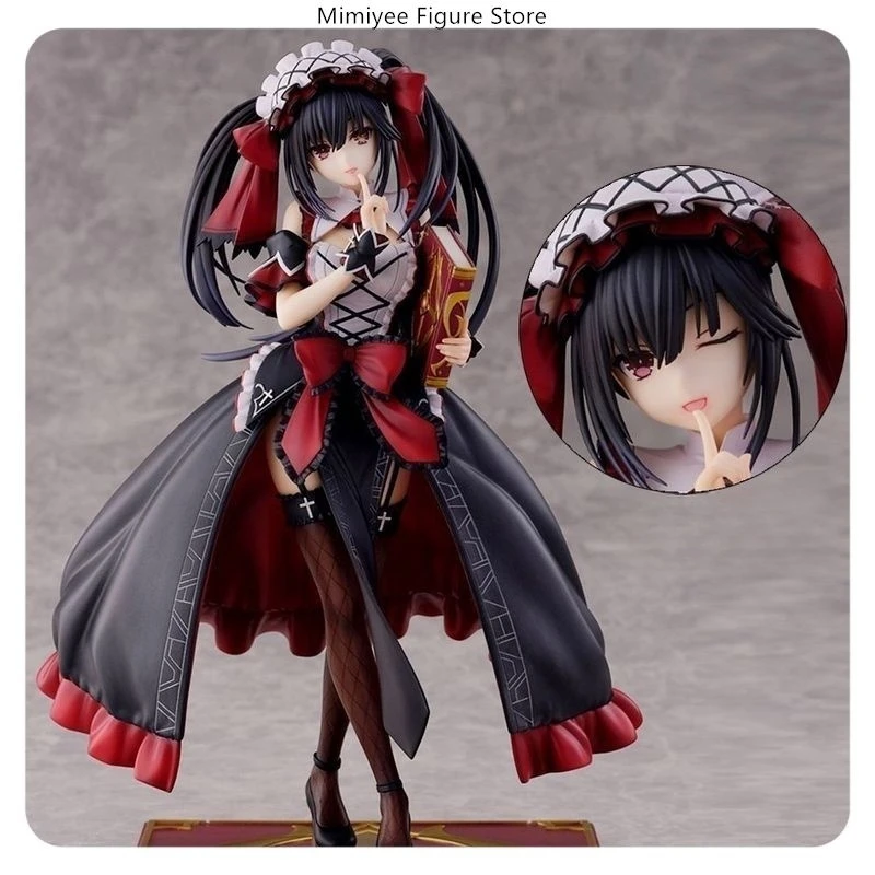 애니메이션 피규어 - 데이트 어 라이브 토키사키 쿠루미 니벨콜 에디션 26cm 모델 스태츄 컬렉션 데스크탑 장식품 선물