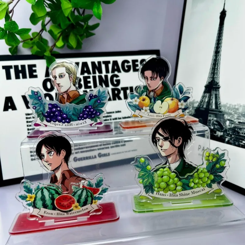 

Standing Sign for Attack on Titan Erwin Smith Levi Ackerman Acrylic Anime Cartoon DIY Collection Gift for Friend Birthday Gift