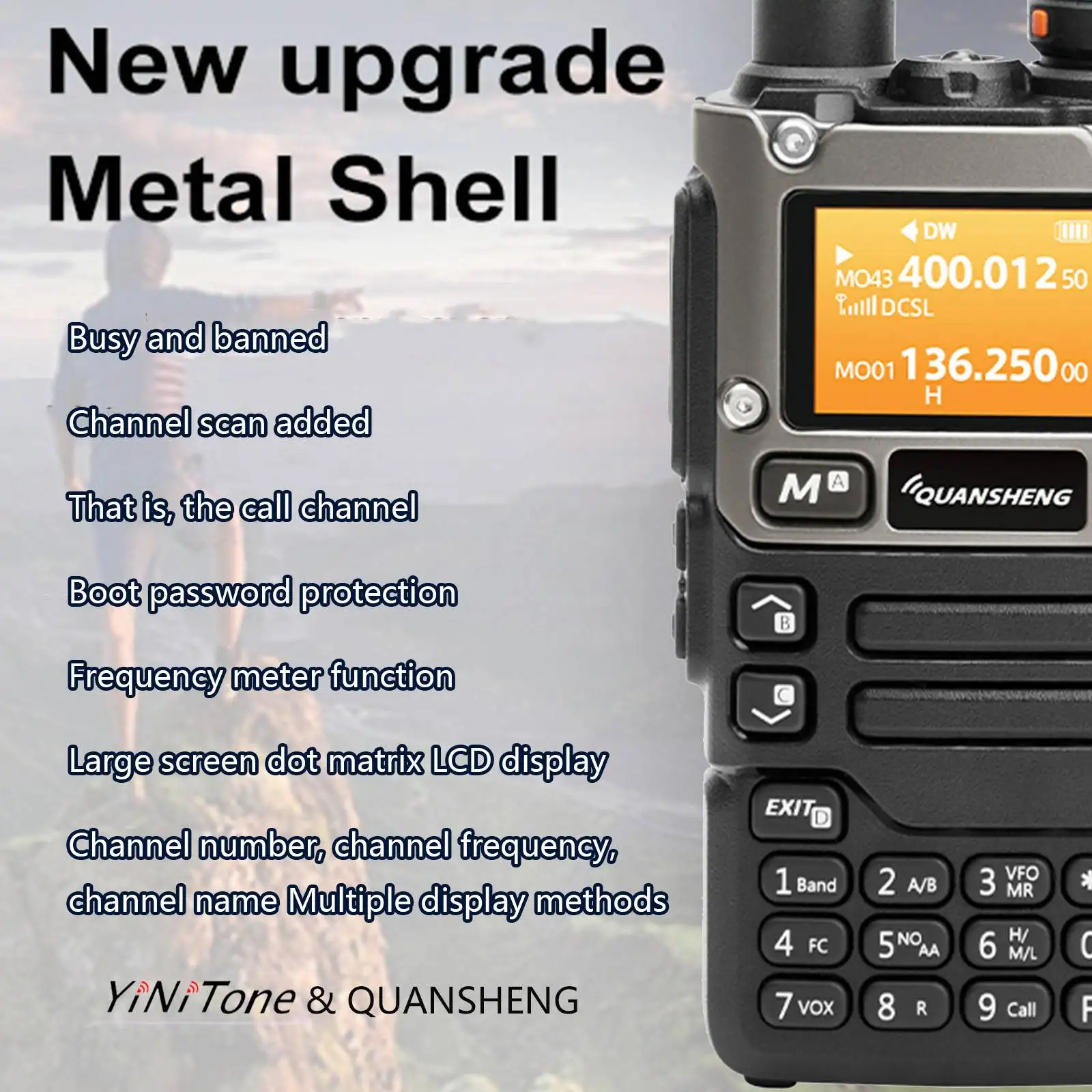 Рисунок 2 - Портативная радиостанция Quansheng UVK6 NOAA