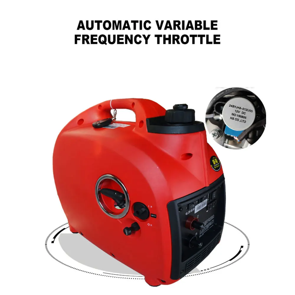 15KW Portable Electric Vehicle Generator 148F motor 48v 60v 72v silent generator 0.25L oil consumption