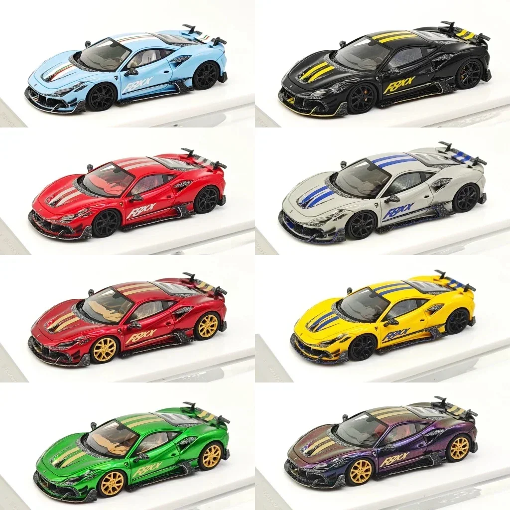 Fuelme Custom Edition 1:64 F12 TDF F8XX F40 Rafa Laf Car Model Classic Collection Toy Gift piece