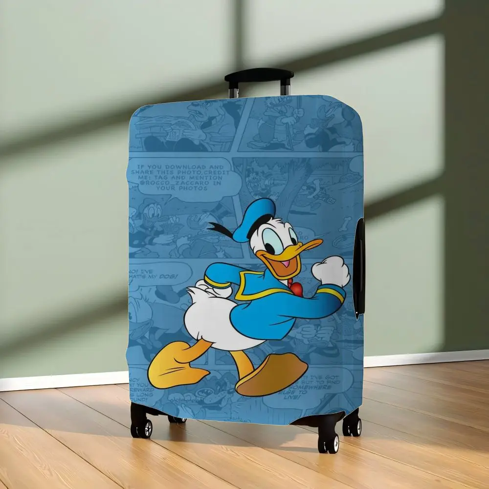 S-XL For Travel Luggage Cover Suitcase Protector Storage Bag Suitcases Case Donald Duck Accessories Disney Protective Essentials