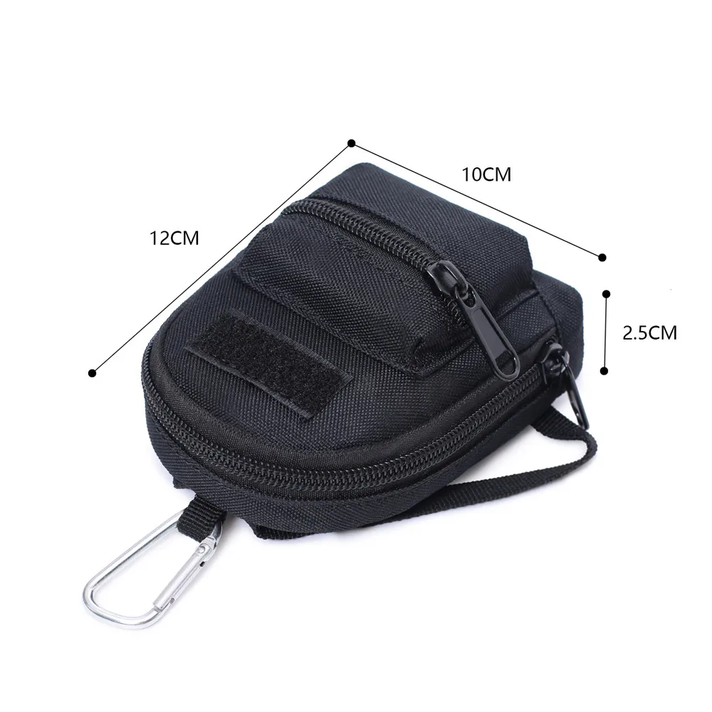 Mochila colgante portátil para hombre, monedero, almacenamiento de auriculares y llaves, tarjetero, bolsa de cintura para deportes al aire libre