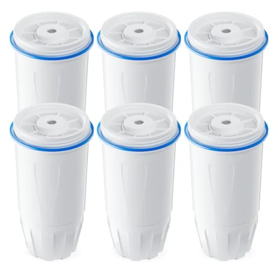 

6 Pack Water Filter Replacement Zero, 5-Stage Compatible with Zero Pitcher and Dispenser, Fit for Zero Filter Water Replacement