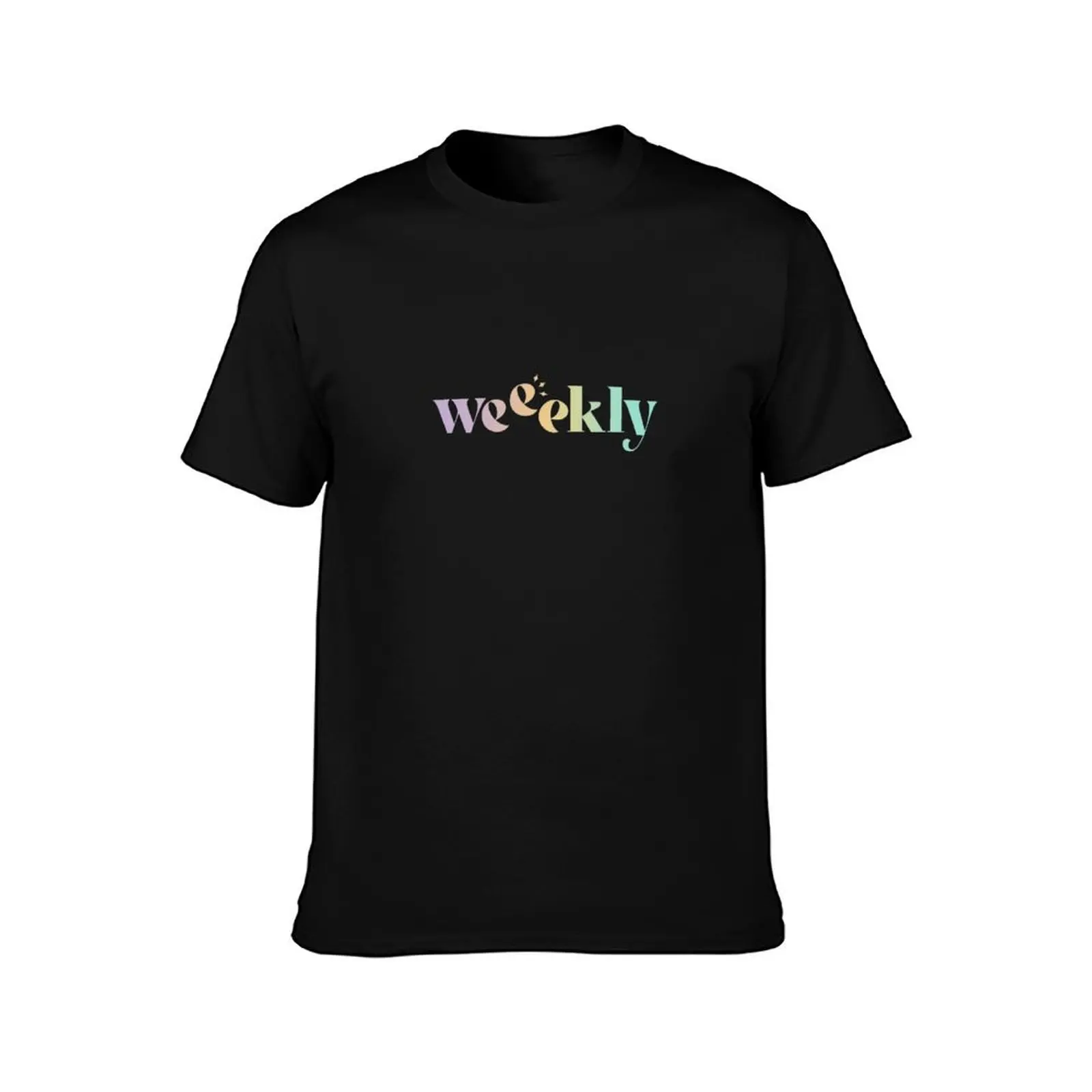 weeekly logo (redesigned) T-Shirt Big Size Crew Neck T-Shirt