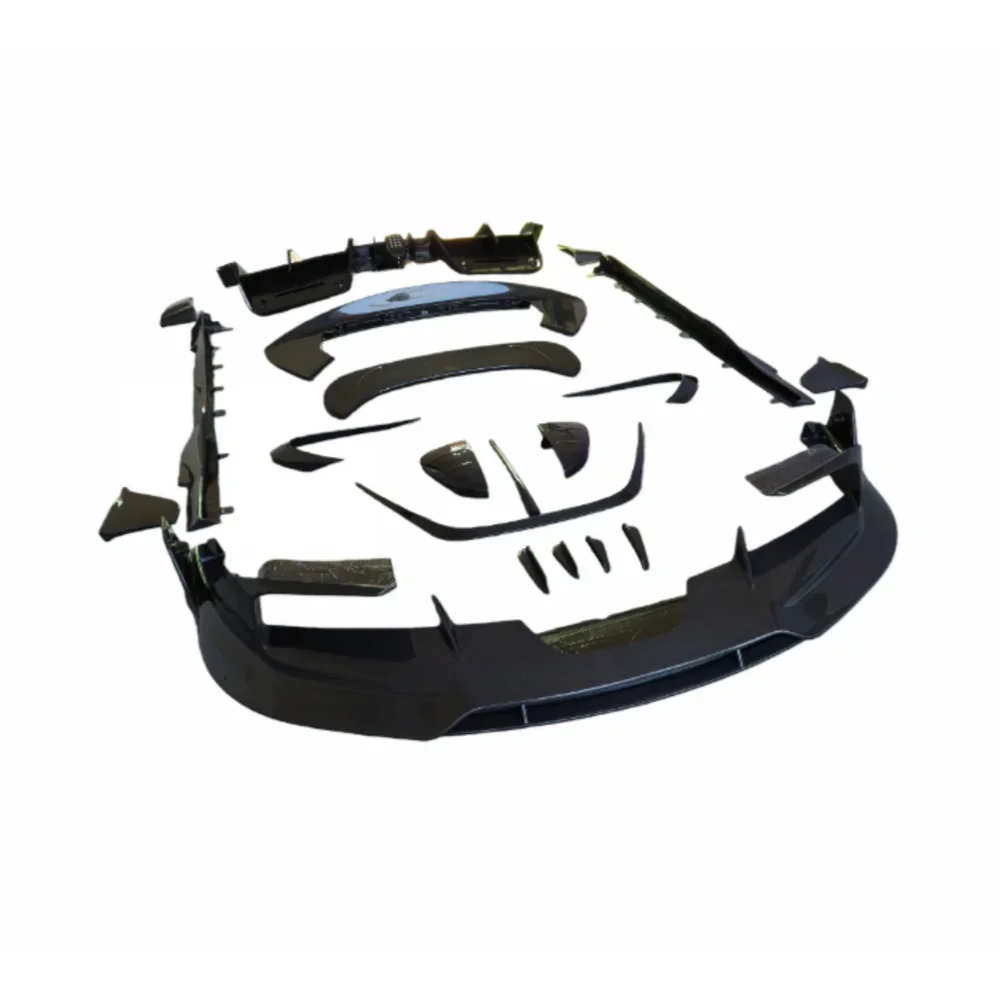 Body Kit Modification M Style Dry Carbon Fiber Front Lip Rear Diffuser Tail Wing Side Skirt Suitable for Ferrari SF90
