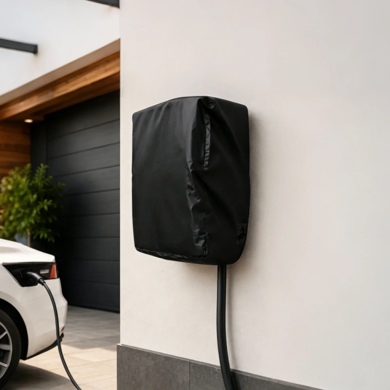 Wasserdichte Schutzhülle mit Kordelzug am Boden für EV-Ladestationen, nur Schutzhülle für Elektrofahrzeug-Ladegeräte – Detail 6