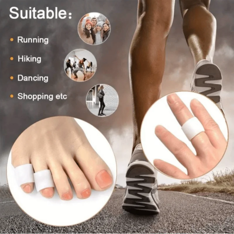 10Pcs Toe Protectors For High Heels Sneakers Casual Shoes Relieve Pain Prevent Blisters Friction Protection Foot Care Tool