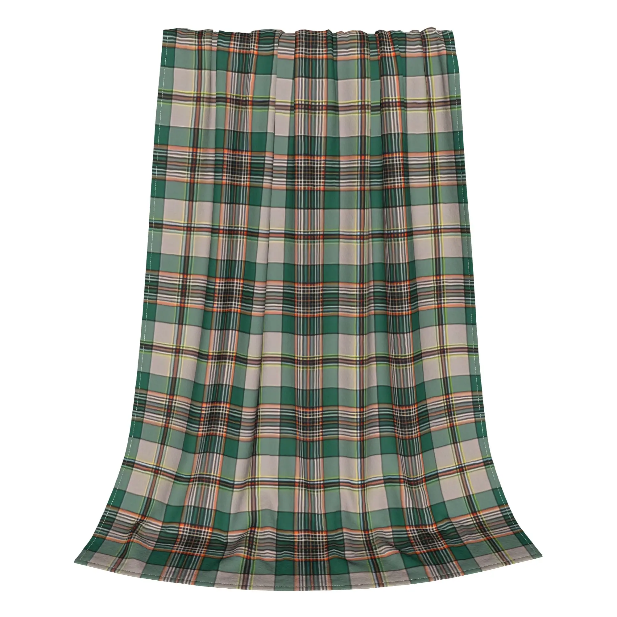 1PC Home Cutecore Craig Tartan Scots Style Blanket Super Cosy Plush Home Living Room Sofa Halloween