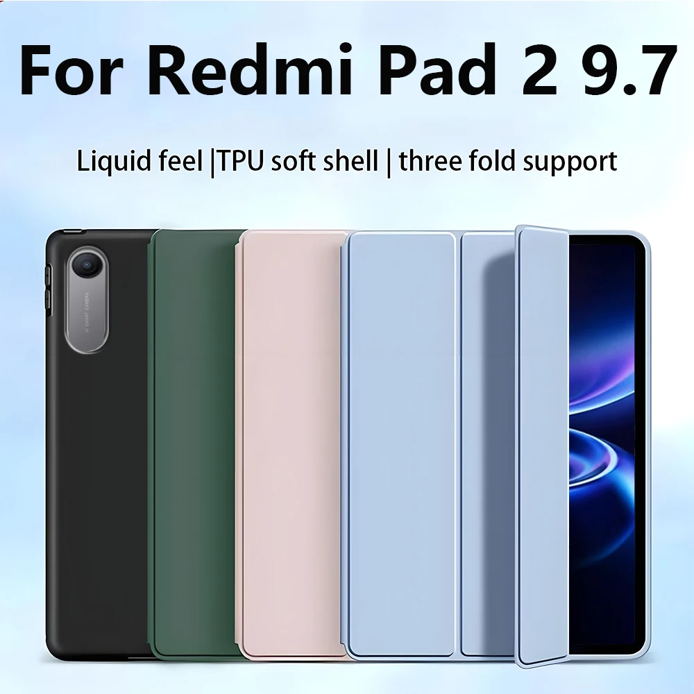 Wabenförmige Flüssigsilikonhülle für Redmi Pad 2 SE 9,7 Zoll, atmungsaktive Wärmeableitung, stoßfeste, rutschfeste Tablet-Abdeckung