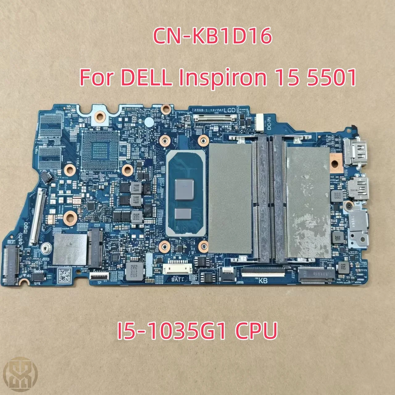 

Original KB1D16 Motherboard CN-KB1D16 With i5-1035G1 CPU For Dell Inspiron 15 5501 Fully Tested