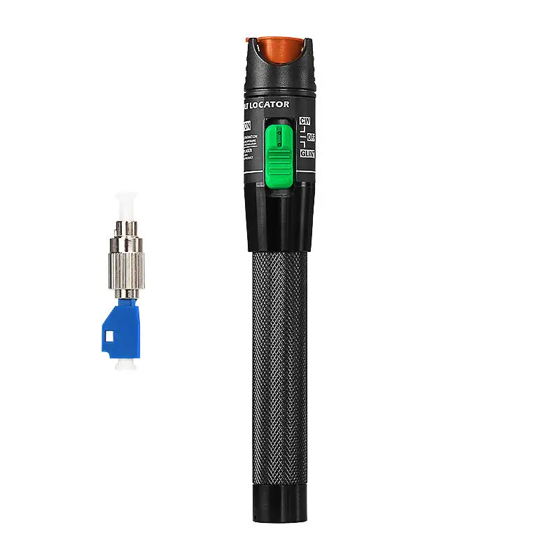 30mw fiber optic testing pen laser pen breakpoint detector 30KM VFL configuration LC adapter visual fault locator