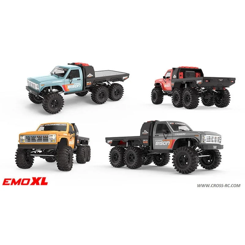Crorc Emo Xl Big Bison 1/8 6x6 Drive Rc Car Simulation Remote Control Electric Climbing Off-Road Vehicle Model Boy Toy Gift - view 5
