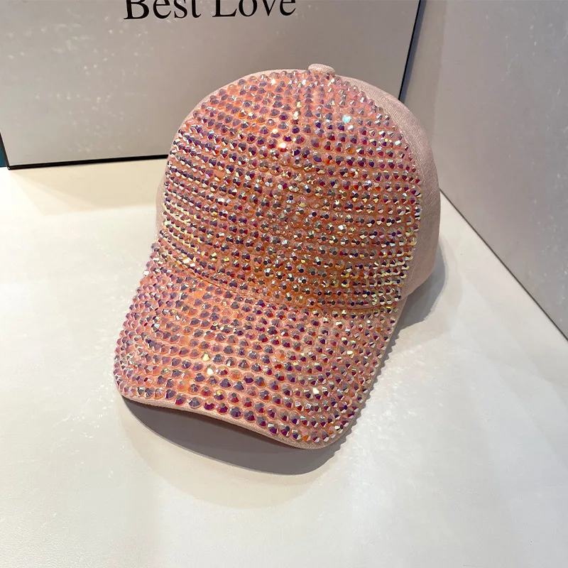 CNTANG Sommer frauen Baseball Kappe Frühling Herbst Strass Caps Mode Persönlichkeit Straße Hiphop Hüte Für Weibliche Snapback – Detail 4