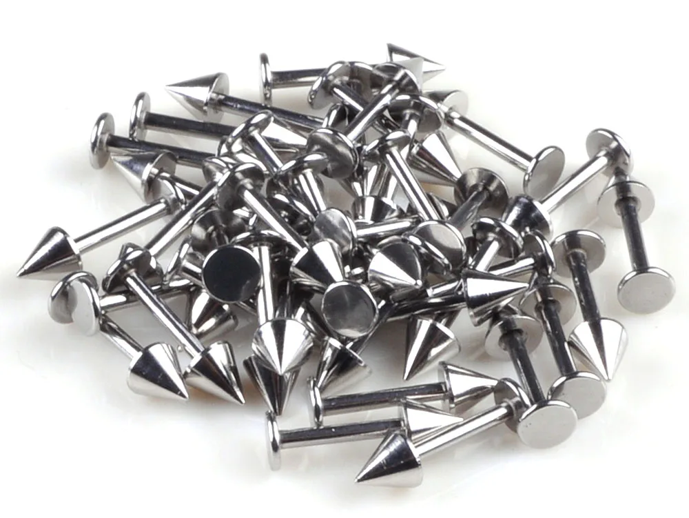 Wholesale Lots 20pcs Sliver Ball Eyebrow Rings Bar Body Piercing Jewelry