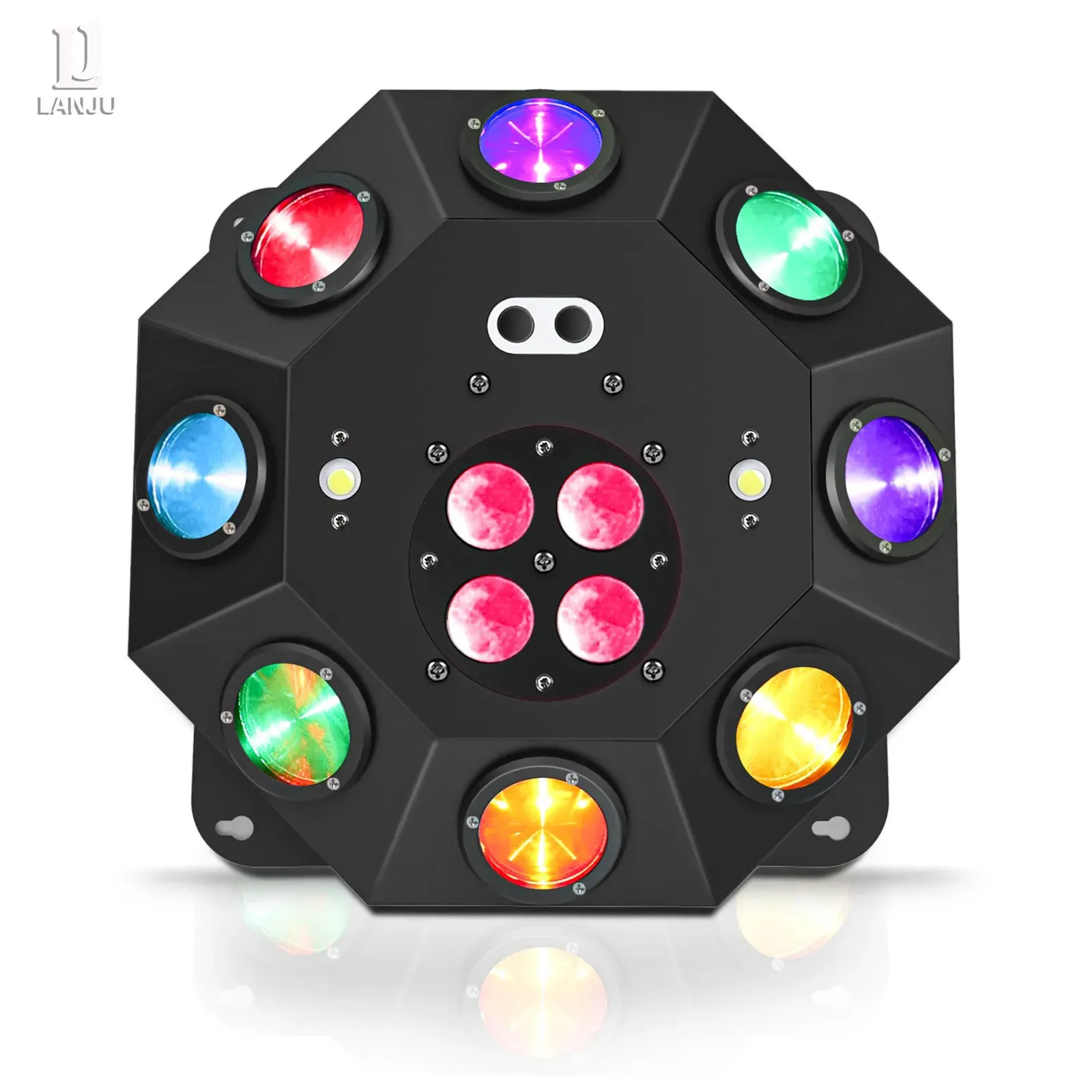 

LED DJ Laser Black discobal RGB Beam Projection Luces Strobe Disco Decoration Party Lamp DMX Control Club KTV Bar Stage Lighting