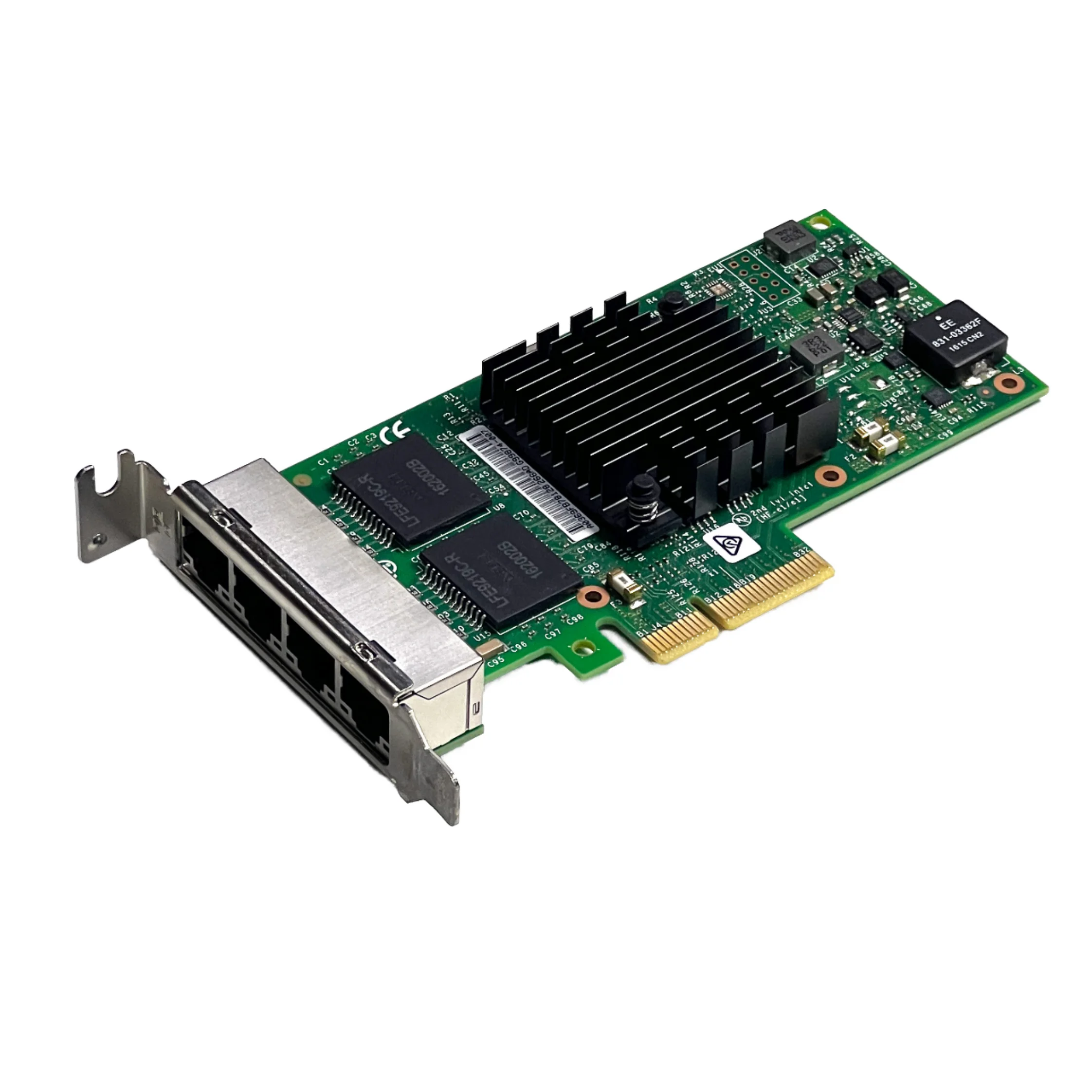 I350-T4 4xGbE adapter 4-port PCI-E network LAN interface card, suitable for wired connection within server system X
