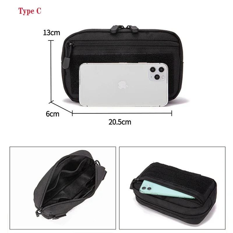 Riñonera MOLLE táctica multifunción – Bolsa EDC con compartimento botiquín - imagen 4