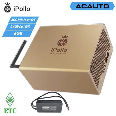 AA iPollo V1 Mini ETC Miner  Hashrate 300MH/s  ETHW Miner on Stock