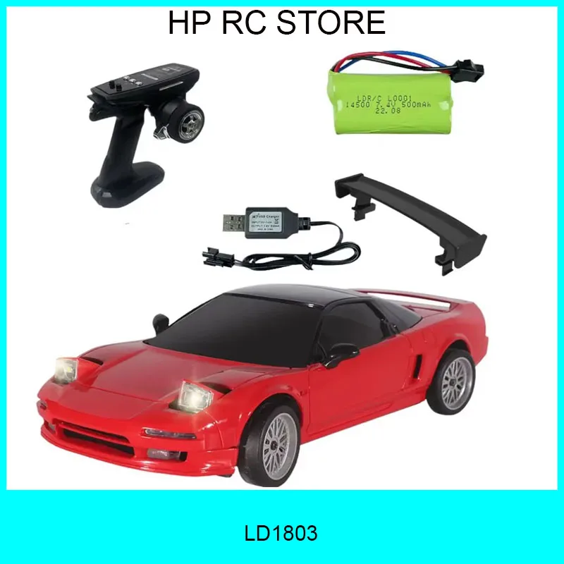 

LDRC LD1803 NXS 1/18 RTR RC Drift Car - 2.4G 2WD with ESP Gyro & LED Lights