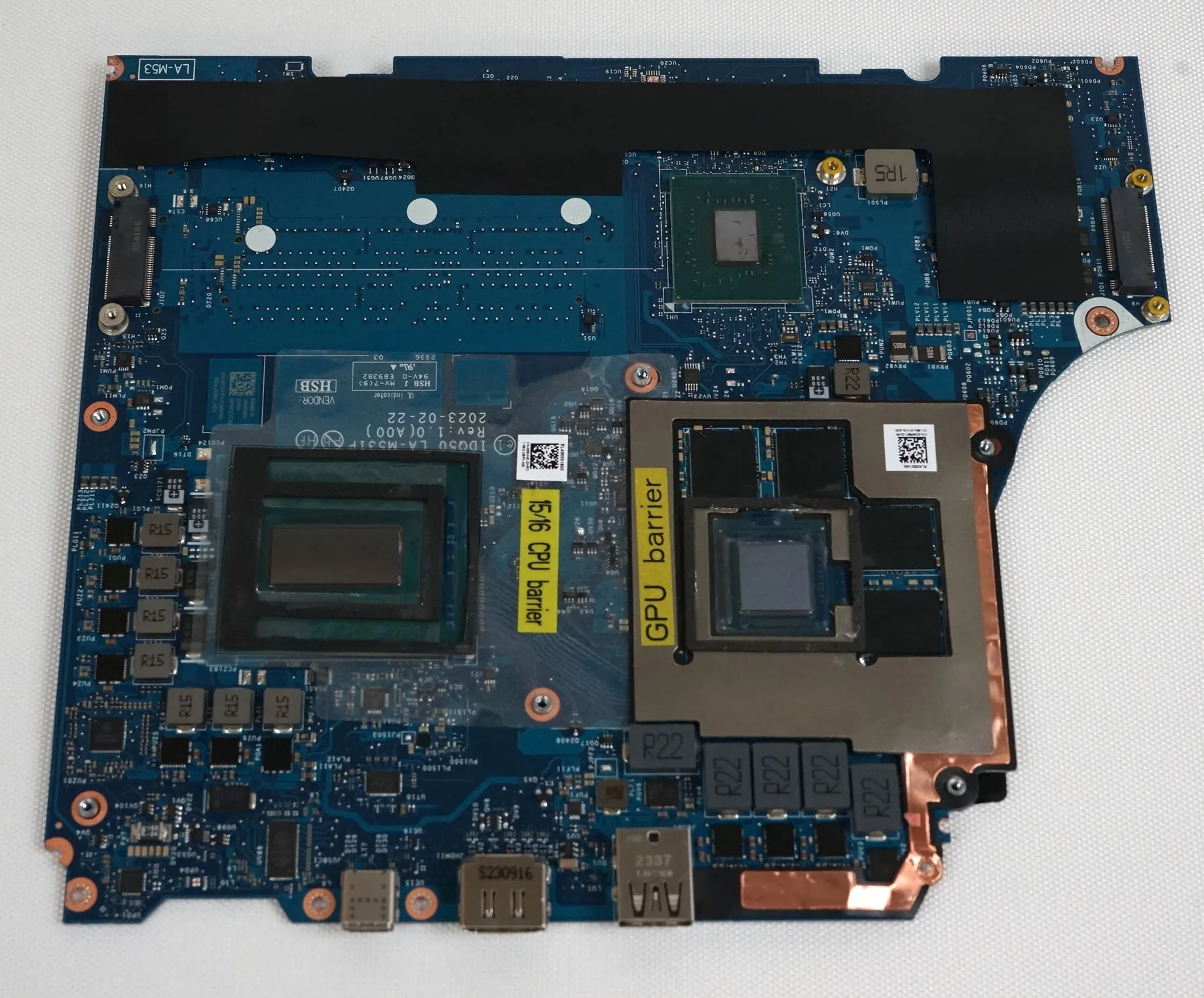 

Dell G15 5530 Gaming Laptop Motherboard F072Y With Intel I7-13650hx Nvidia Geforce Rtx 4060 8gb Gddr6 Gpu And - Used-Like New