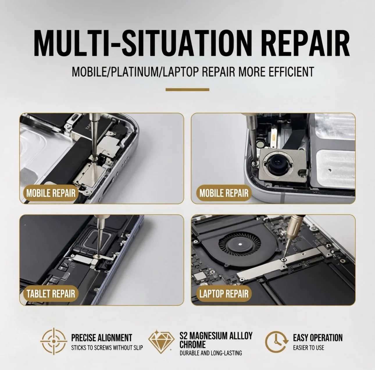 KEGUAN JINFENG L500 7pcs Mobile Phone Repair Special Screwdriver for iPhone IPAD Laptop Disassembly Repair Tools Set