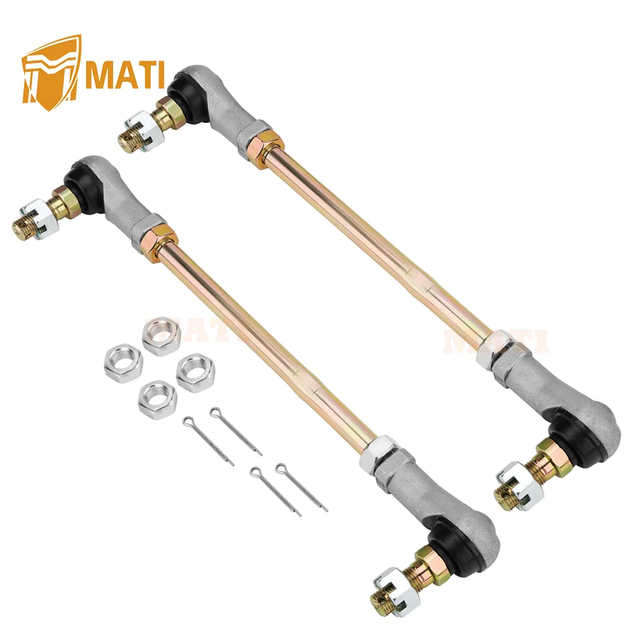 MATI Left & Right Tie Rod Ends Assy for Yamaha Bear Tracker 250 Big bear 250 Bruin 250 1999-2009 37S-23841-00-00 4S2-23845-00-00