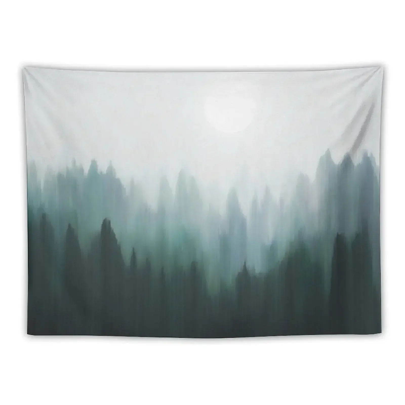 Autumn Fog | Green Edition Tapestry House Decorations Outdoor Decor Wall Mural Tapestry