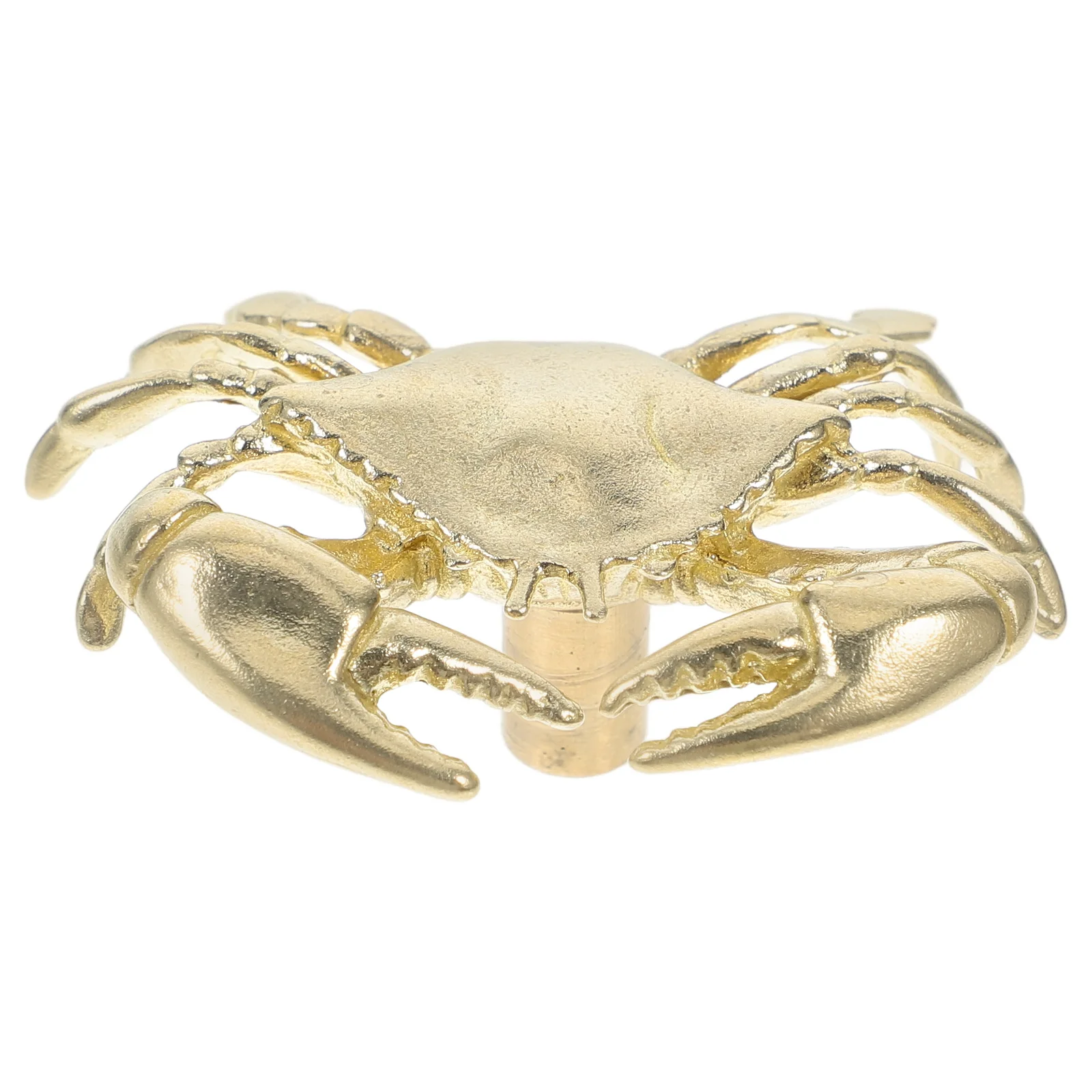 

1pc Brass Cabinet Drawer Pulls Gold Crab Animal Handles for Cabinets Doors Retro Marine Crab Handles Style Hardware