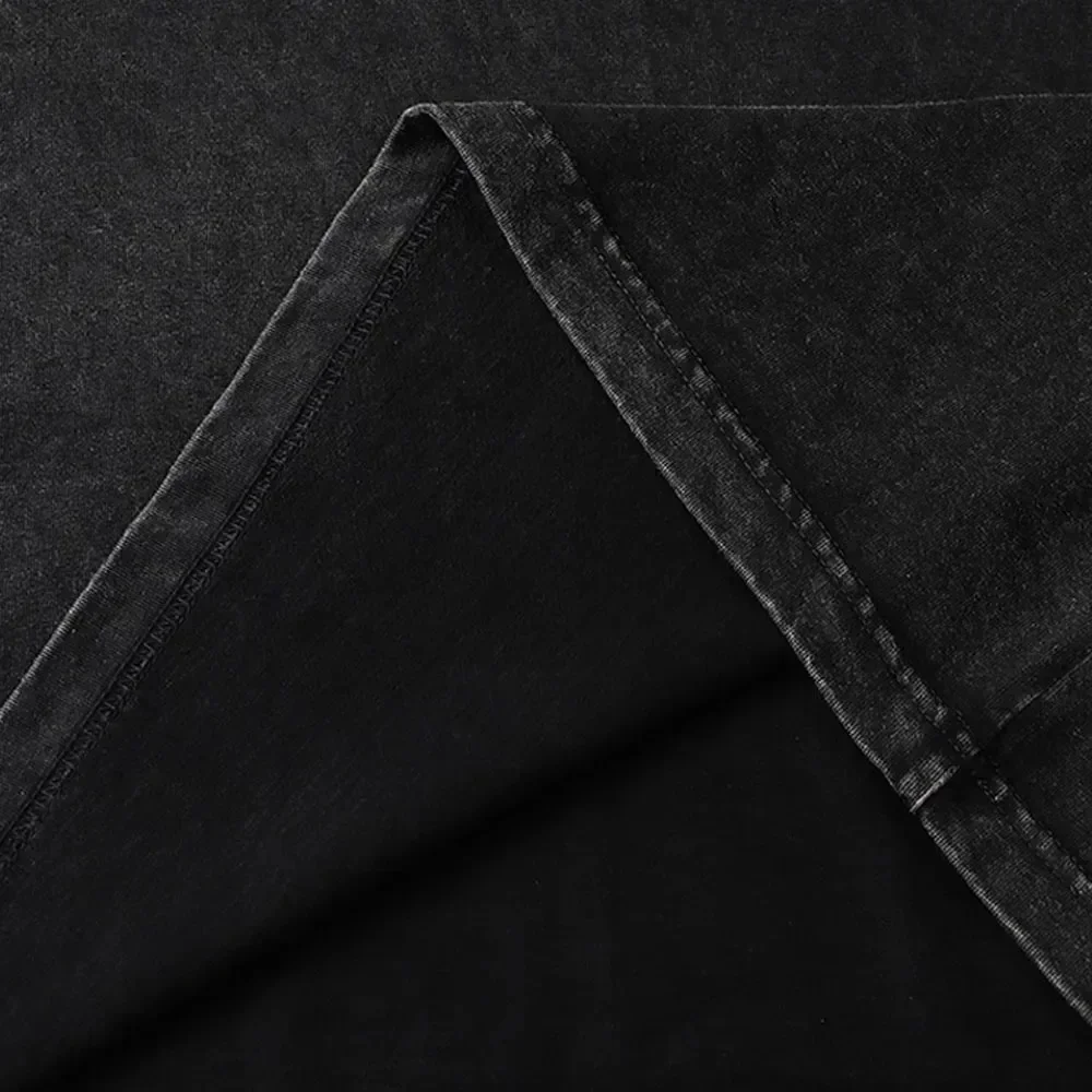 2026 الصيف UFC العلامة التجارية ستار لاعب الجرافيك غسلها تي شيرت مطبوع للجنسين خمر قصيرة الأكمام المتضخم الملاكمة الوشم عادية المحملة