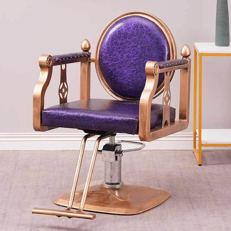

Luxury Barber Chair Tattoo Dressing Table Rolling Beautician Barber Ergonomic Rotating Chair Silla De Barberia Barber Furniture
