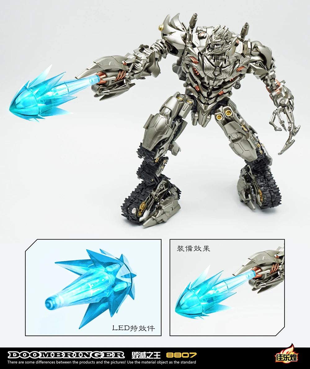 Gyhtoys Transformatie 8807 Megatank Filmversie Metalen Coating Studio Serie Ko Ss13 Action Figure Robot Speelgoed