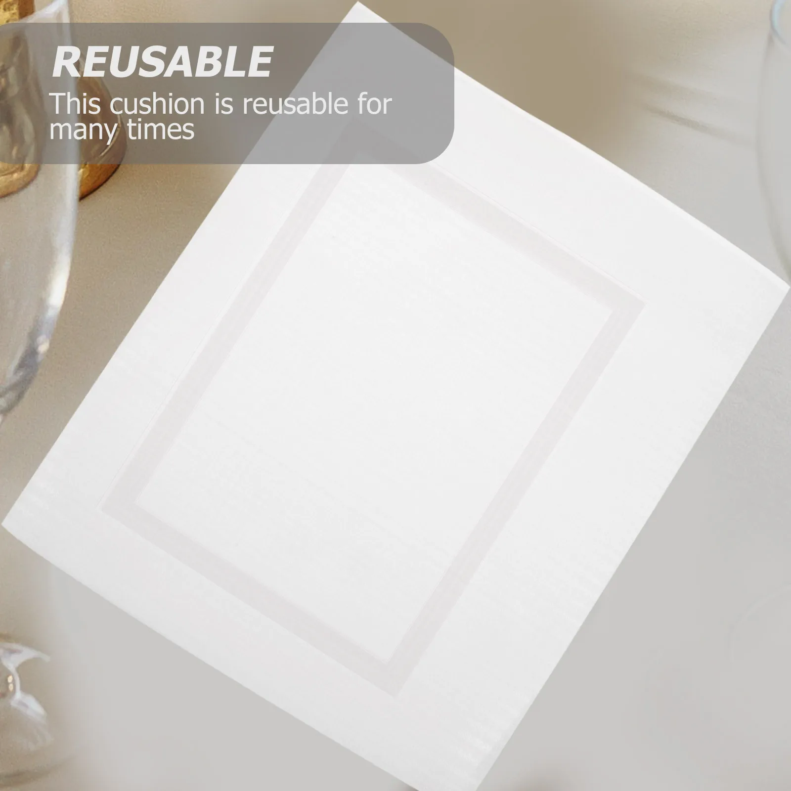 

50Pcs Cushion Pouches Protective Wrap Packaging for Fragile Items Moving Storage 25x30cm White Porcelain Glassware