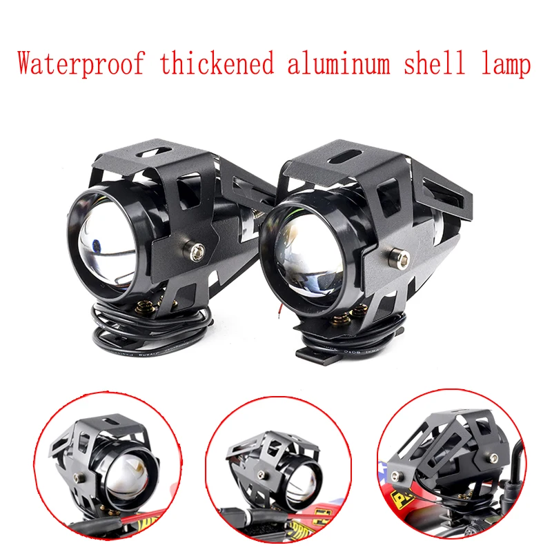 KUGOO M4,G-Booster Headlight Waterproof Thickened Aluminum Shell Light for Electric Scooter Modification Accessories