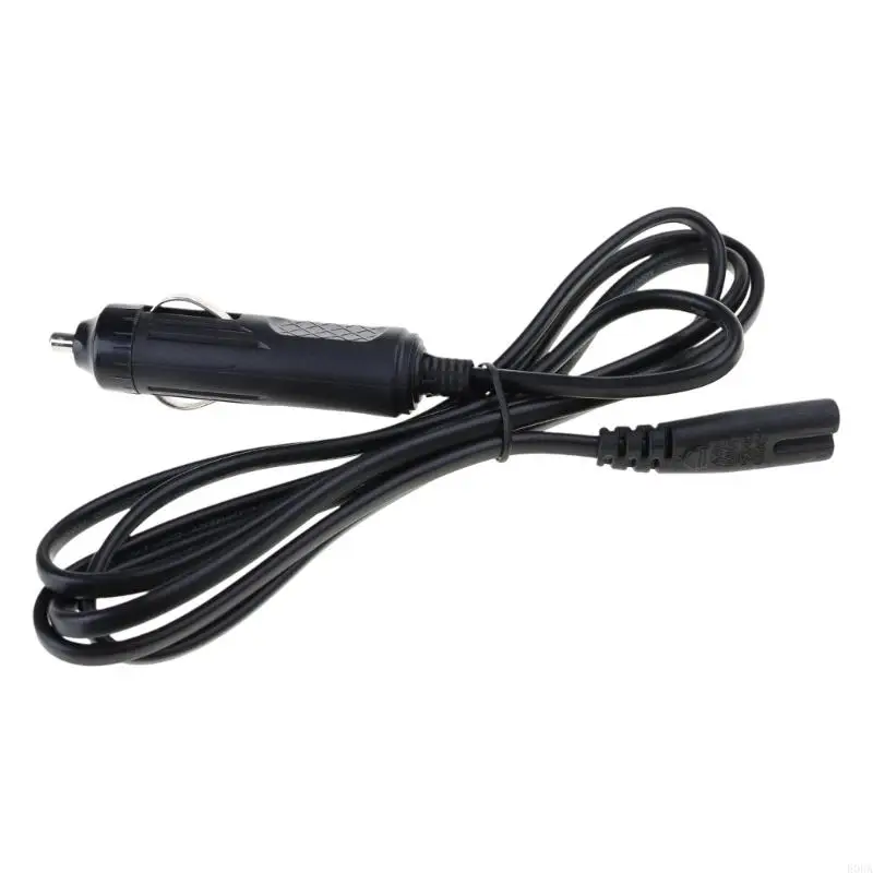 E06A 1.6M 12V 24V Plastic Material Electric Lunch Boxes Power Cord Electric Heated Lunch Boxes Power Cord Adapter for Car Use