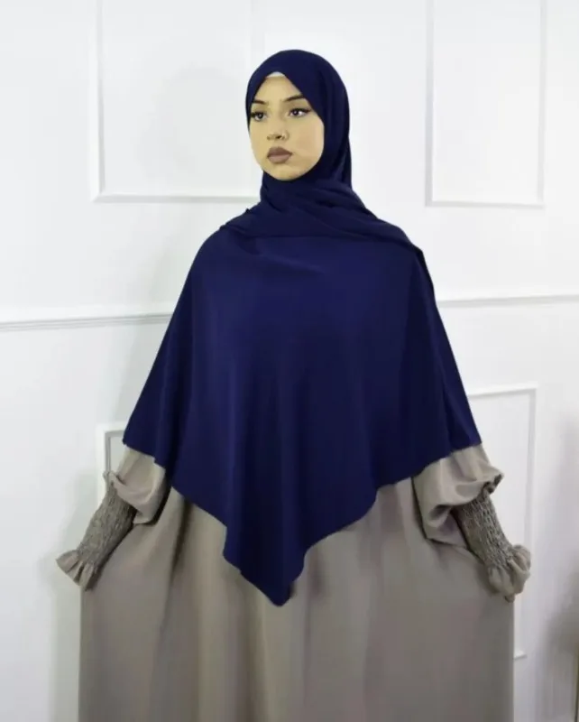 Abayas tiens imar pour femmes musulmanes, hijab à la mode, écharpe islamique en jersey, turban instantané