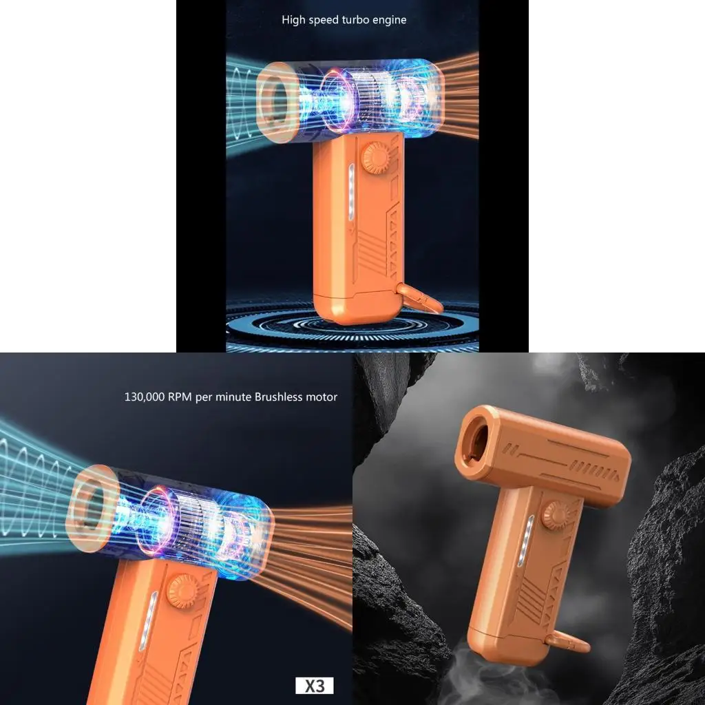 

19QE Легкий ручной портативный вентилятор моторного вентилятора без прощераживания