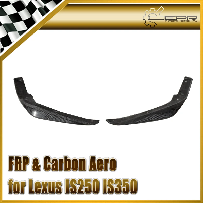 carbon fiber accessories For Lexus IS250 IS350 F Sports 14-16 JDM Style front lip 2Pcs (F-sport front bumper only)
