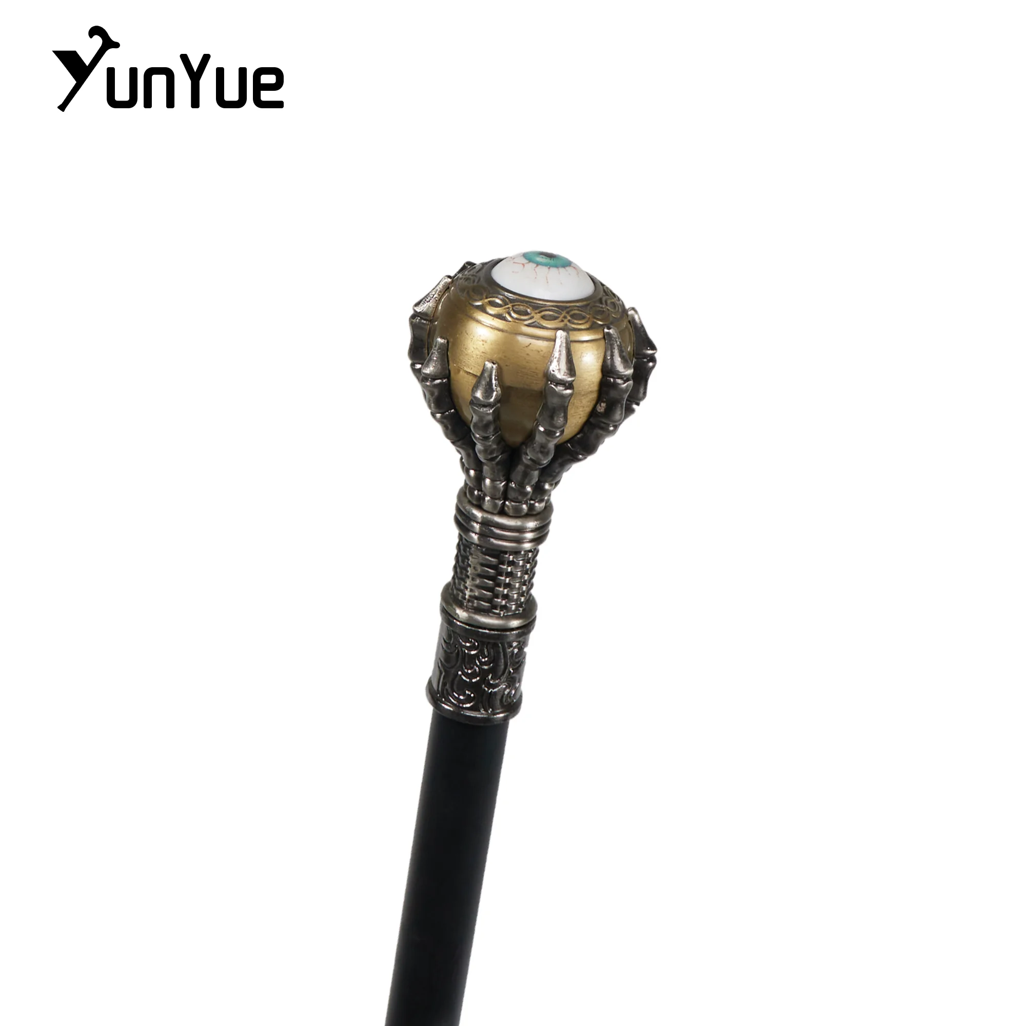التنين مخلب مقلة العين القوطية نمط عصا المشي شهم أنيقة الفن الزخرفية عصا للمشي سيدة خمر حزب تأثيري الصولجان
