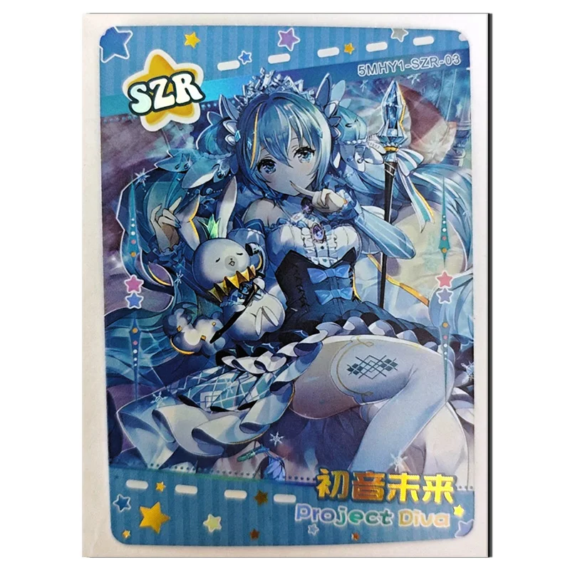 Dea storia Flower girl SZR card Hatsune Miku Furina Nahida Nilou Shenhe Sangonomiya Kokomi boy Toy collection regalo di compleanno