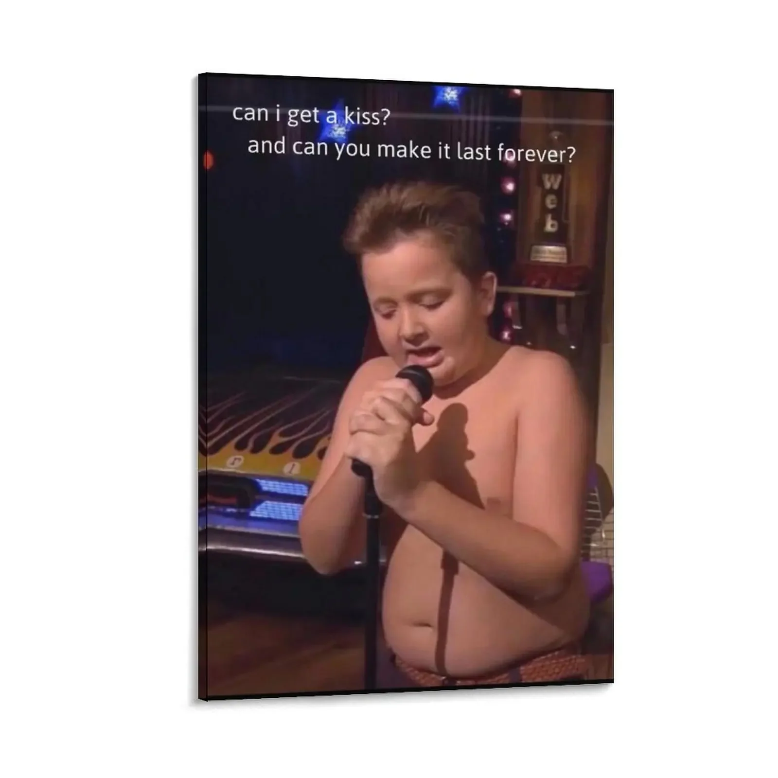 Gibby Singing - iCarly Canvas Painting Wall posters room decors aesthetic