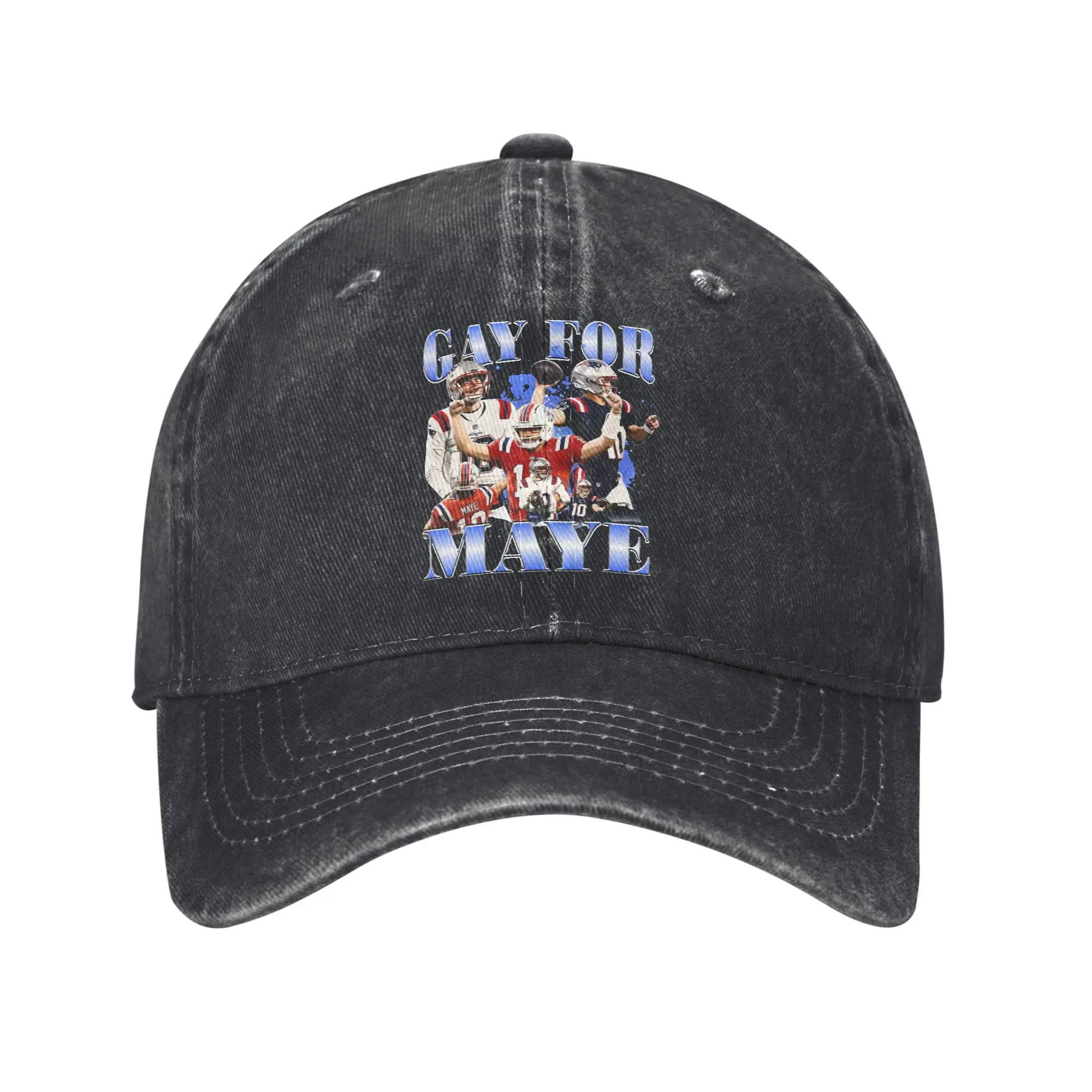 Drake Maye Gay For Maye Casual Baseball Cap Summer Trucker Hat High Quality Kpop Rock Snapback Cap Male Retro Baseball Caps