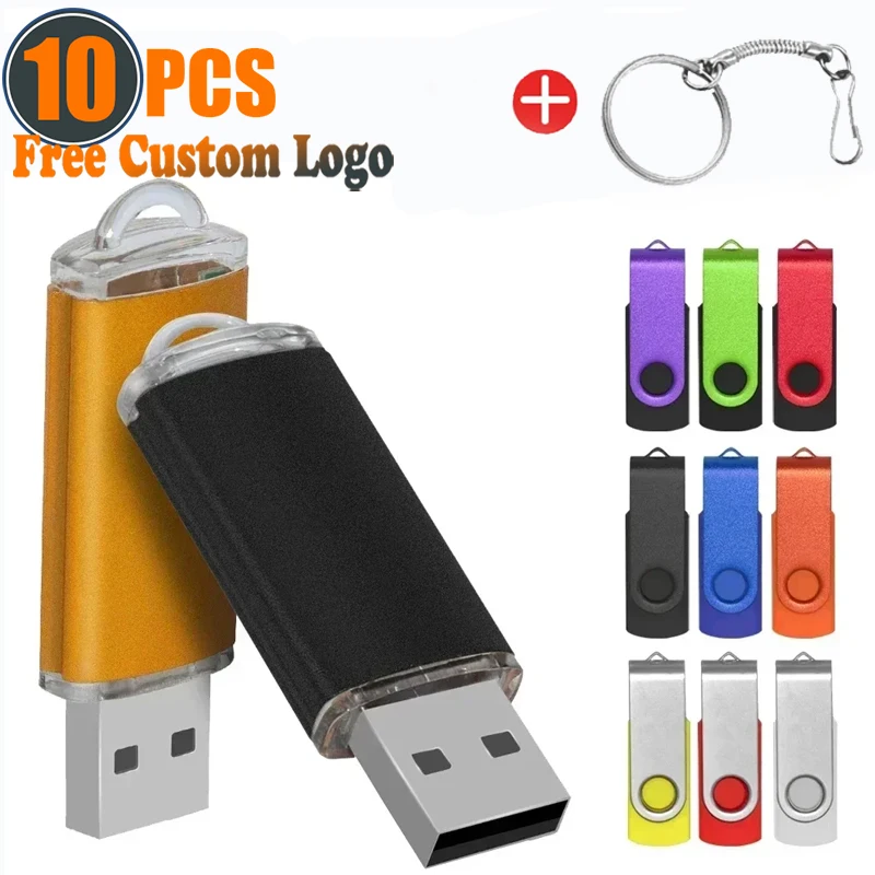 

10 шт./лот, красочные новые USB-флеш-накопители, 64 ГБ, 32 ГБ, флэш-накопитель 2,0, 4 ГБ, 8 ГБ, для фотосъемки на ПК, бесплатный индивидуальный логотип, USB-накопитель