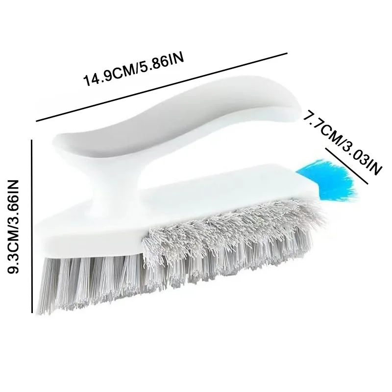 

Heavy Duty Tile and Grout Brush with Ergonomic Handle - 6 Inch Brush for Pre-Christmas Cleaning in Tight Spaces and Corners