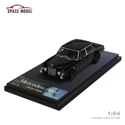 1/64 Mercedes-Benz 300SEL AMG diecast alloy miniature simulation model, static collection toys for children, children's gifts.