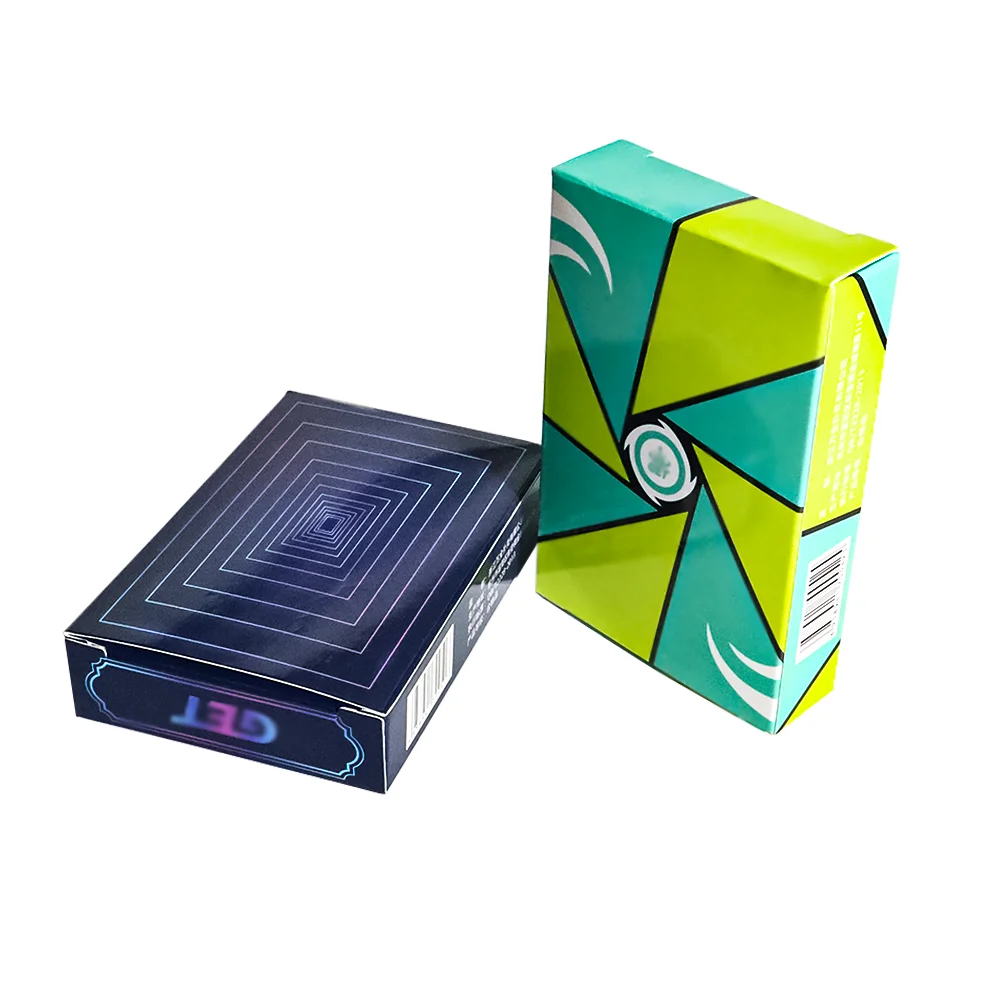 مجموعة إبداعية من أوراق اللعب المستقبلية بطاقات البوكر المقاومة للماء 55 قطعة سطح سحري من بطاقات لحفلات الألعاب والهدايا #6