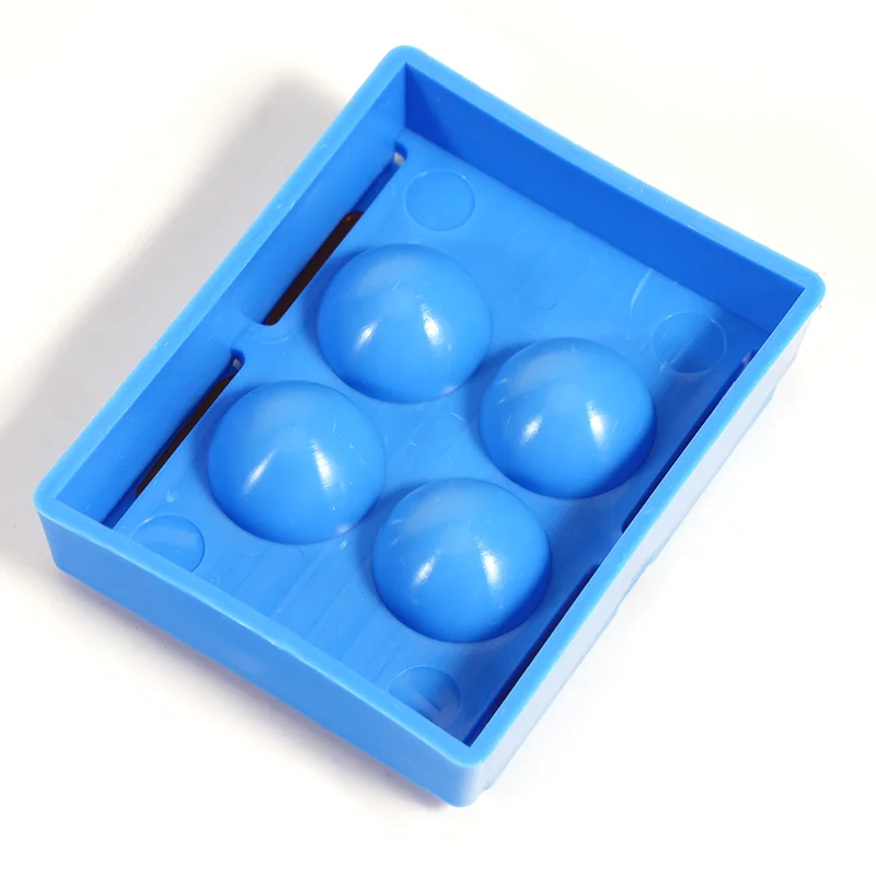 4-Fächer Dental-Komposit-Lichtbox für Farbproben, Schutzkapsel für Veneers, Aufbewahrungsbox für Zahnprothesen und Zahnpatch-Organizer-Werkzeuge – Detail 5