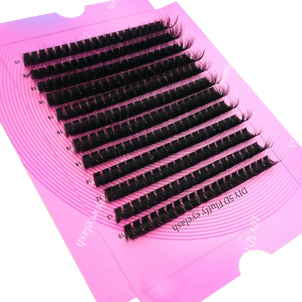 12列の80D/100D/120Dクラスタまつげメイクアップまつげエクステンションナチュラルつけまつげ3Dまつげツール